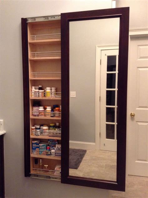 full wall recessed medicine cabinet